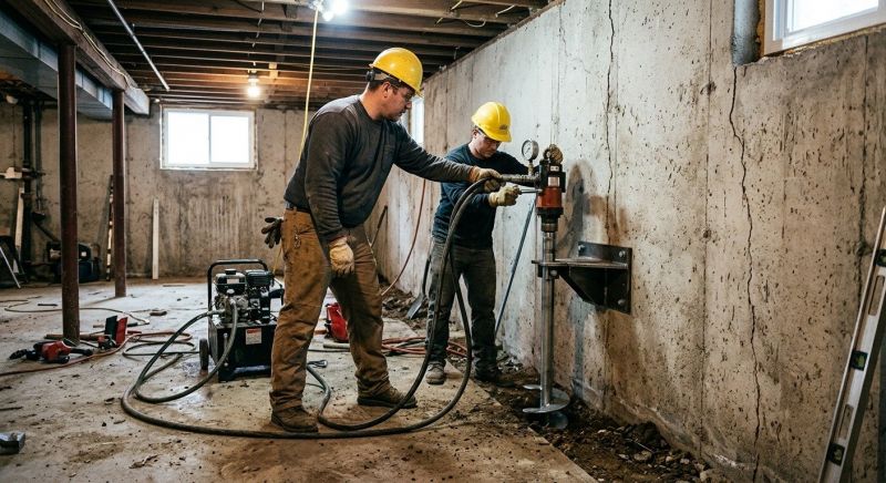 Basement Stabilization in Concord, CA