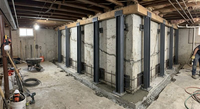 Basement Stabilization in Concord, CA