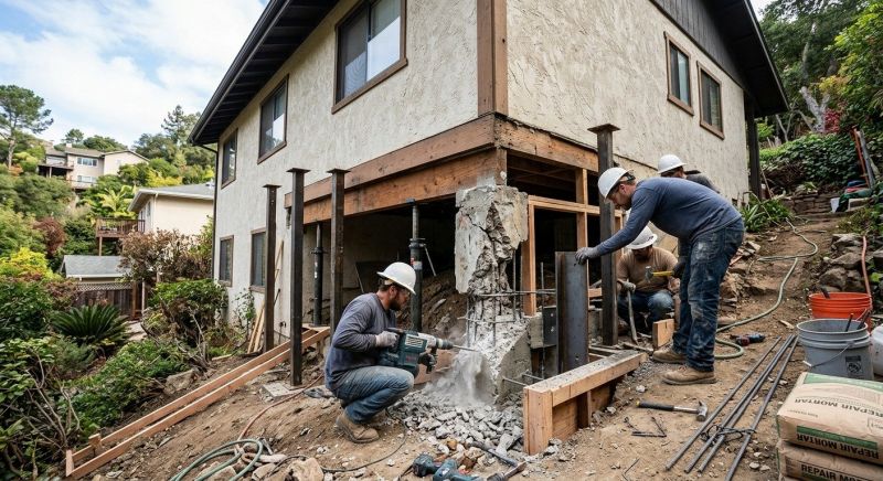 Concrete Foundation Repair in Solano County, CA