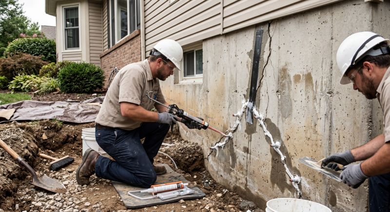Cracked Foundation Repair in Travis Afb, CA