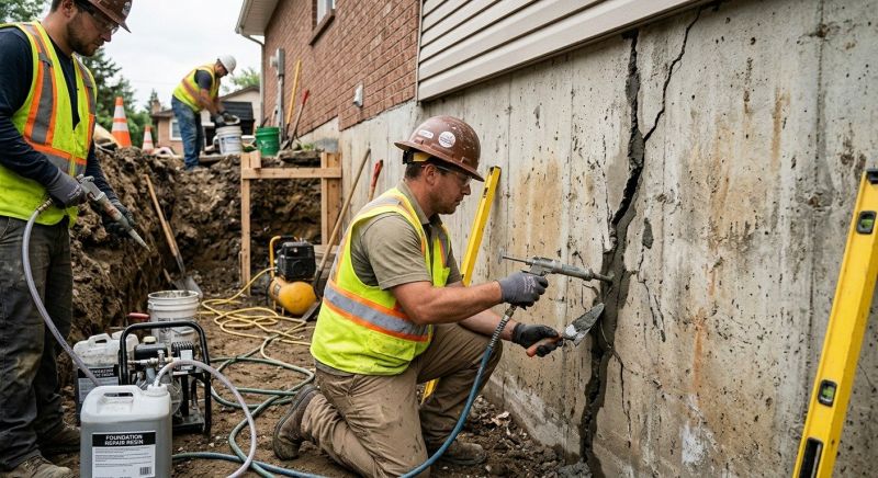 Cracked Foundation Repair in Walnut Creek, CA