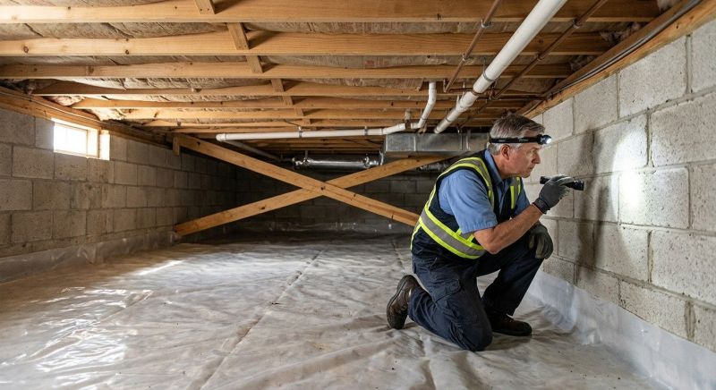 Crawl Space Leveling in Concord, CA