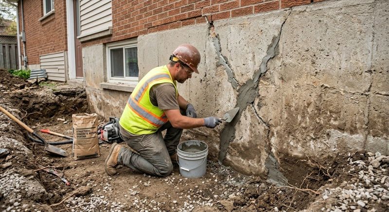 Foundation Crack Repair in Concord, CA