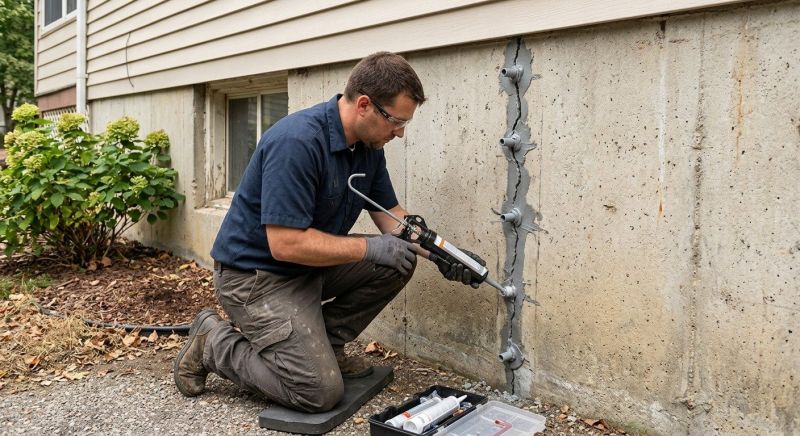 Foundation Crack Sealing in Concord, CA