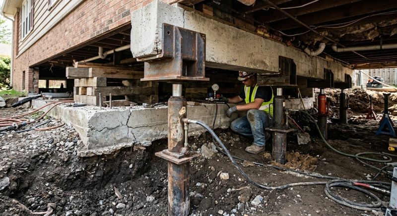 Foundation Lifting in Martinez, CA