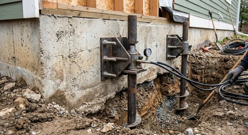 Foundation Pier Leveling in Concord, CA