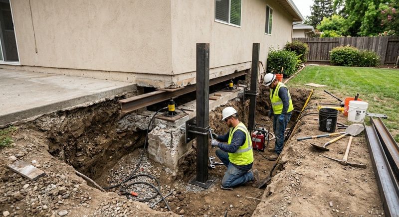 Foundation Pier Repair in Concord, CA