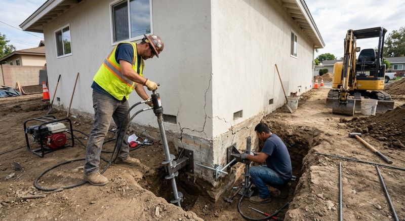 Foundation Stabilizing in Livermore, CA