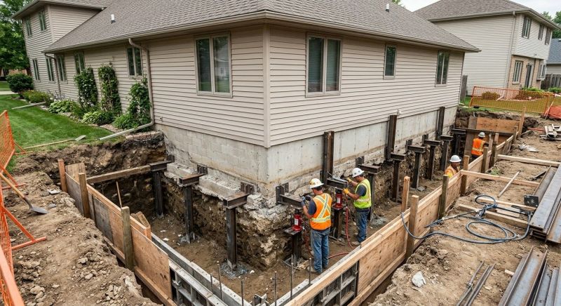 Foundation Underpinning in Concord, CA