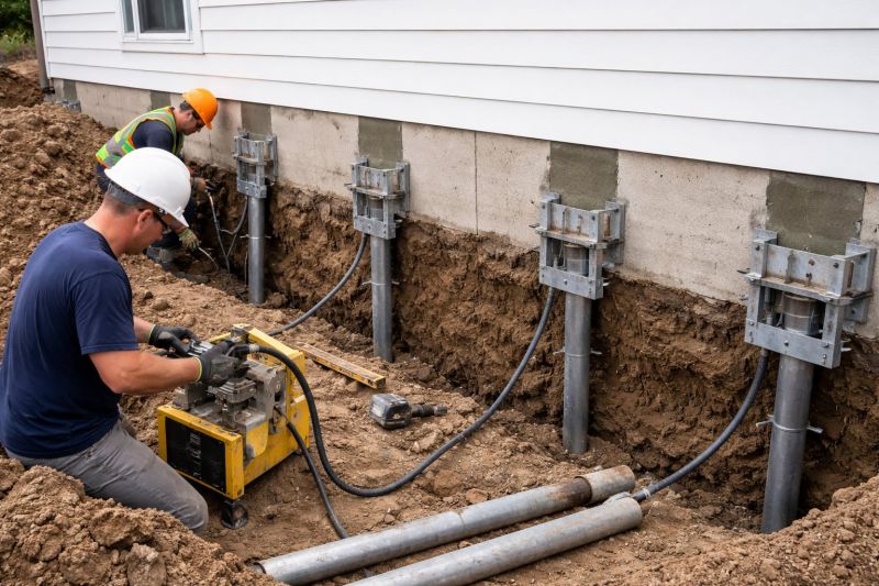 Helical Piers Installation in Concord, CA