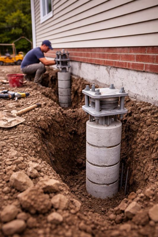 Helical Piers Installation in Concord, CA