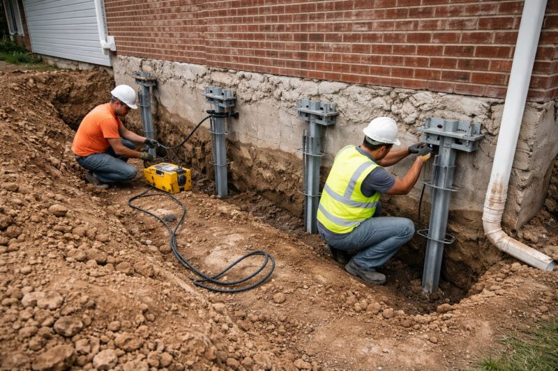 Helical Piers Installation in Concord, CA