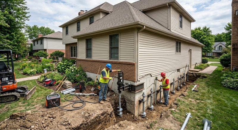 Helical Piers Installation in Concord, CA