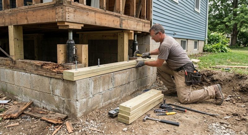 House Foundation Repair in Suisun City, CA