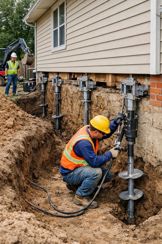 Sinking Foundation Lifting in Concord, CA