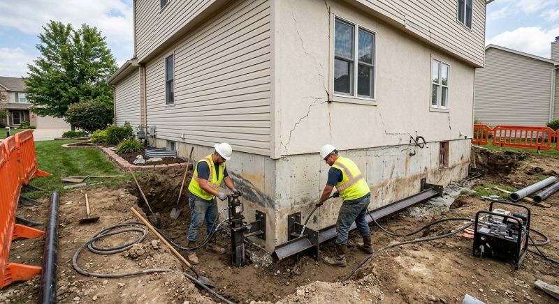 Sinking Foundation Repair in Antioch, CA