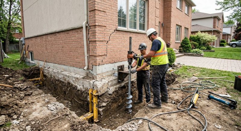Sinking Foundation Repair in Pleasant Hill, CA