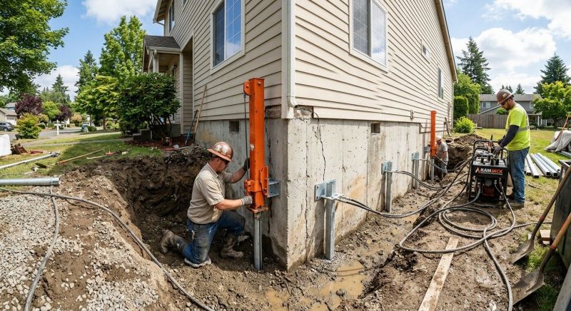 Sinking Foundation Repair in Pleasant Hill, CA