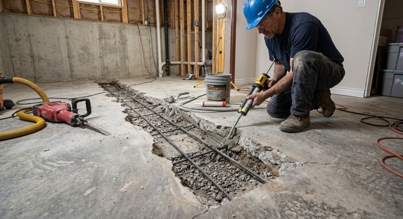 Slab Foundation Repair in Concord, CA