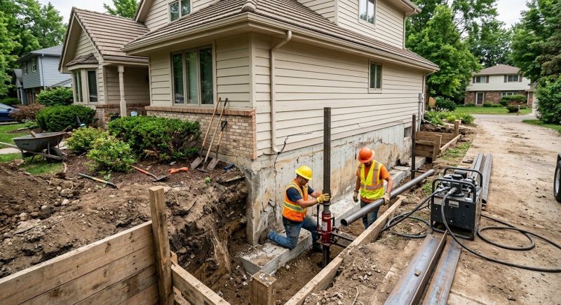Slab Foundation Repair in Concord, CA