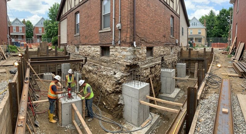 Structural Underpinning in Concord, CA