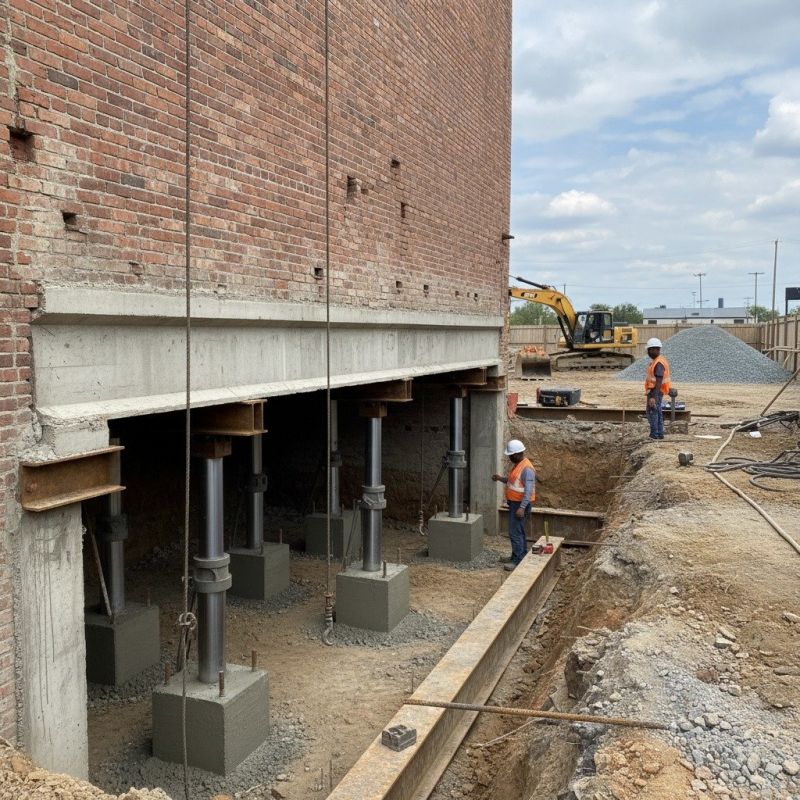 Structural Underpinning in Concord, CA